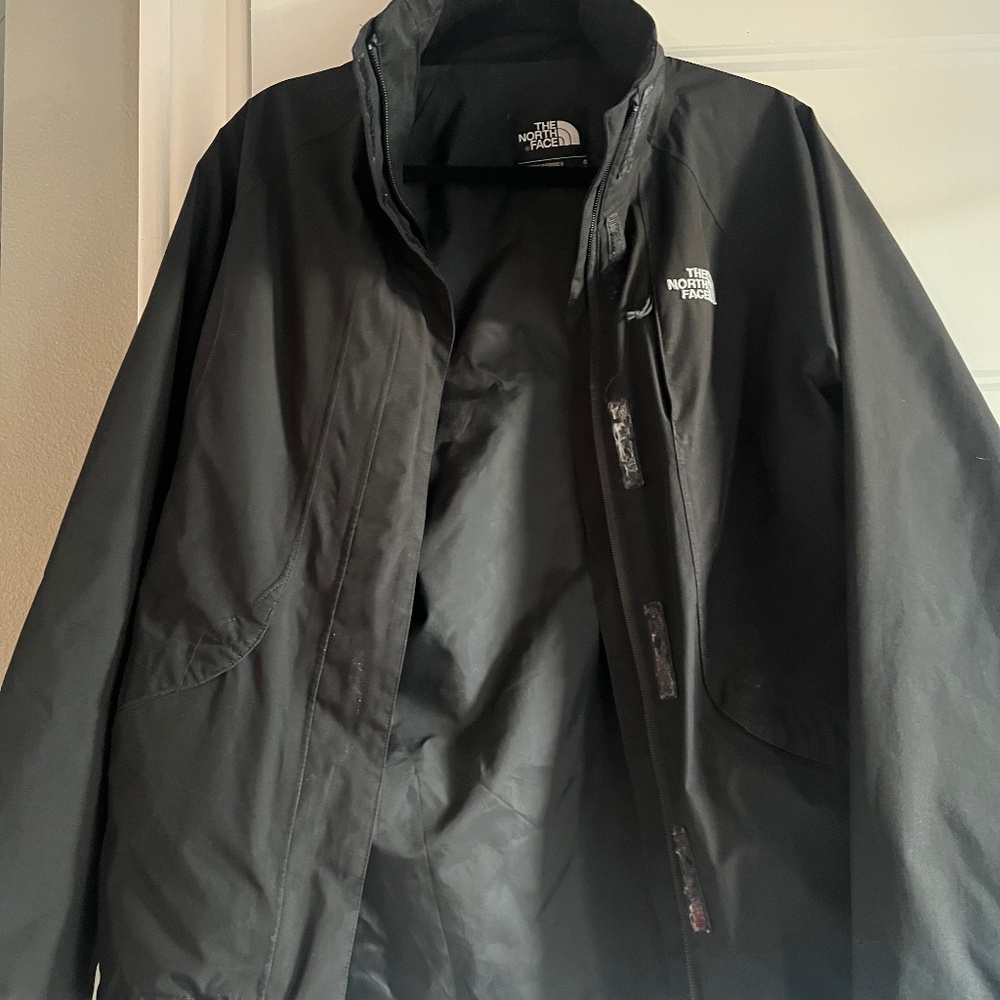 The North Face black insulated jacket
